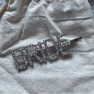 Bride Hair Clip with Rhinestones
